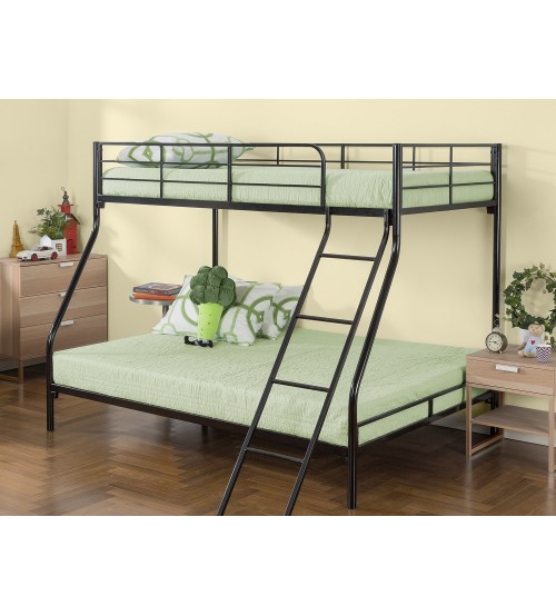 MS Black Bunk Bed Without Mattress BBS0067
