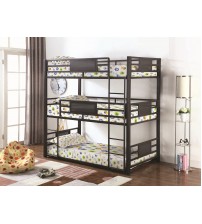 MS Black Bunk Bed Without Mattress BBS0076