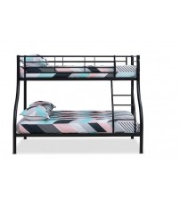 MS Black Bunk Bed Without Mattress BBS008