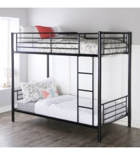 MS Black Bunk Bed Without Mattress BBS0081