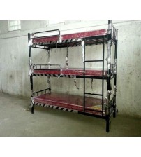MS Black Bunk Bed Without Mattress BBS0014