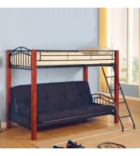 MS Red Bunk Bed Without Mattress BBS0037