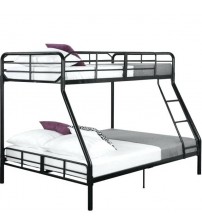 MS Black Bunk Bed Without Mattress BBS0019