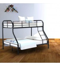 MS Black Bunk Bed Without Mattress BBS0045