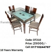 Dining Table DT210 (6 Chairs + 1 Table)
