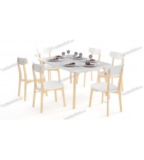 Bhindeshi Modern Dining Table DT685 (4 Chairs + 1 Table)
