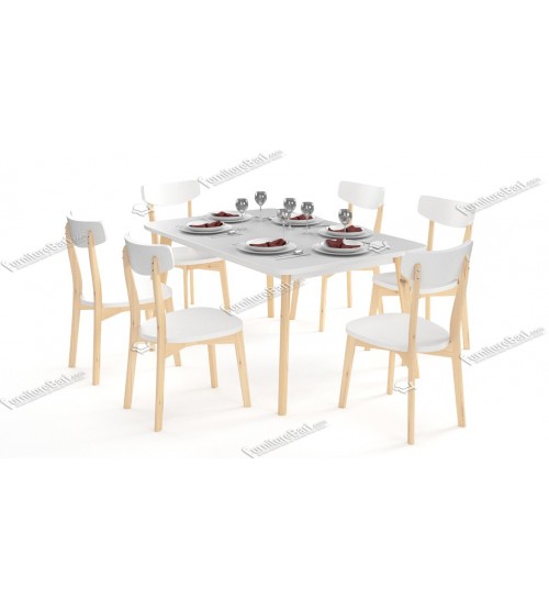 Bhindeshi Modern Dining Table DT685 (4 Chairs + 1 Table)