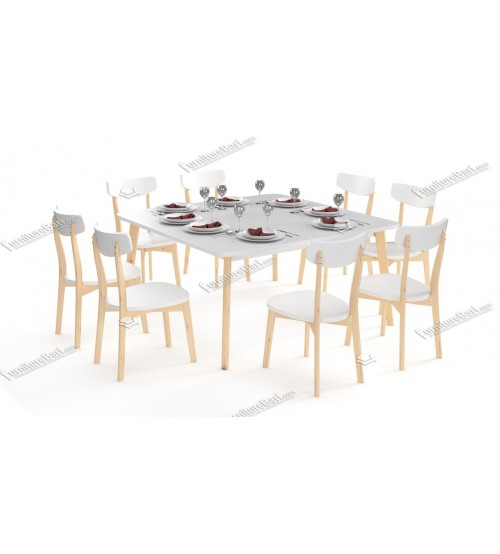 Bhindeshi Modern Dining Table DT685 (4 Chairs + 1 Table)