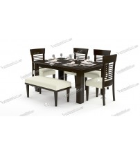 Loire Dining Table DT301 (4 Chairs + 1 Tool + 1 Table)