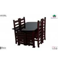 Dining Table DT366 (4 Chairs + 1 Table)