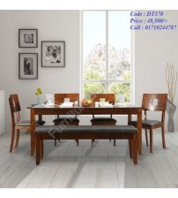 Dining Table DT370 (4 Chairs + 1 Table + 1 Tool)