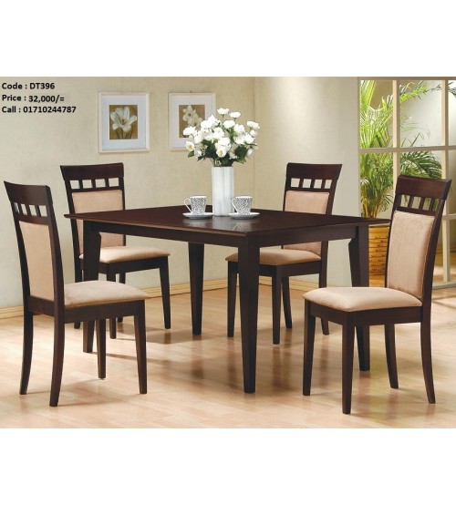 Urban Eadge Dining Table DT396 (4 Chairs + 1 Table)