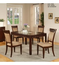 Dining Table DT403 (4 Chairs + 1 Table)