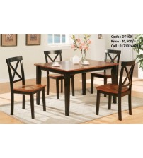 Dining Table DT409 (4 Chairs + 1 Table)