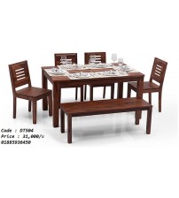 Modern Dining Table DT504 (4 Chairs + 1 Tool + 1 Table)