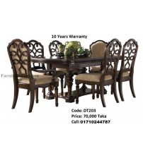 Dining Table DT203 (6 Chairs + 1 Table)