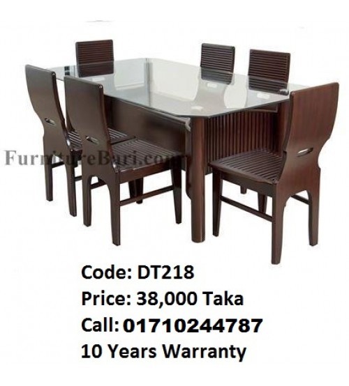 The Summit Dining Table DT218 (6 Chairs + 1 Table)