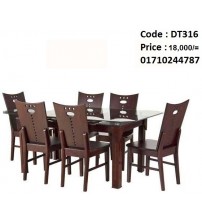 Dining Table DT316 (6 Chairs + 1 Table)