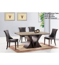 Marble Dining Table DT345 ( 4 Chairs + 1 Table)