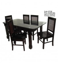 Dining Table DT158 (6 Chairs + 1 Table)