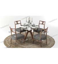 Kothamala Modern Dining Table DT684 (4 Chairs + 1 Table)