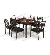 Nigur Modern Dining Table DT693 (4 Chairs + 1 Table)