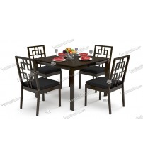 Nigur Modern Dining Table DT693 (4 Chairs + 1 Table)