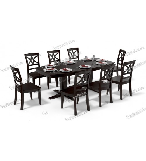 Obodan Modern Dining Table DT696 (4 Chairs + 1 Table)