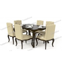 Progoti Modern Dining Table DT689 (4 Chairs + 1 Table)