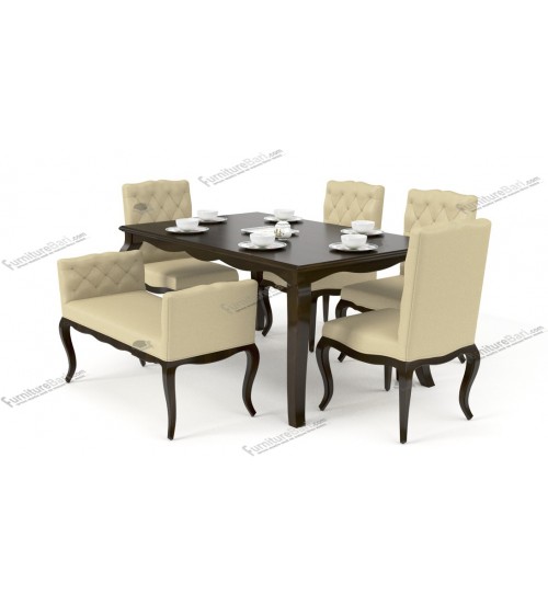 Progoti Modern Dining Table DT689 (4 Chairs + 1 Table)