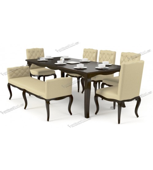 Progoti Modern Dining Table DT689 (4 Chairs + 1 Table)