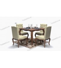Progoti Modern Dining Table DT689 (4 Chairs + 1 Table)
