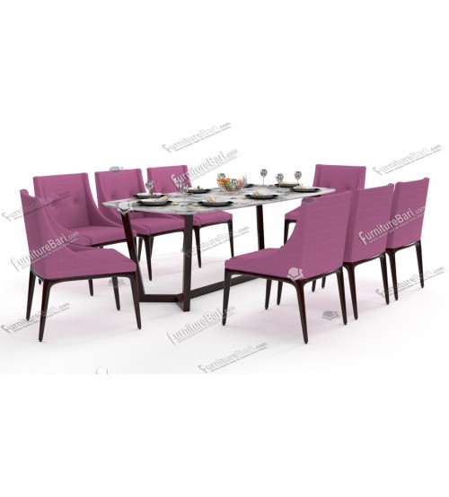 Somantor Modern Dining Table DT695 (4 Chairs + 1 Tool)