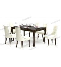 Somiron Modern Dining Table DT691 (4 Chairs + 1 Table)