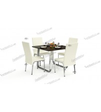 Somobeto Modern Dining Table DT700 (4 Chairs + 1 Table)