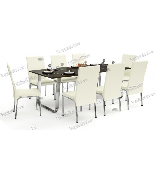 Somobeto Modern Dining Table DT700 (4 Chairs + 1 Table)