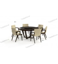 Sonchoi Modern Dining Table DT687 (4 Chairs + 1 Table)