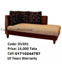Wooden Designer Fabric Divan Sofa DV201