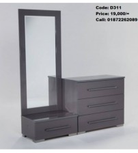 Wooden Dressing Table D311 (Without Stool)