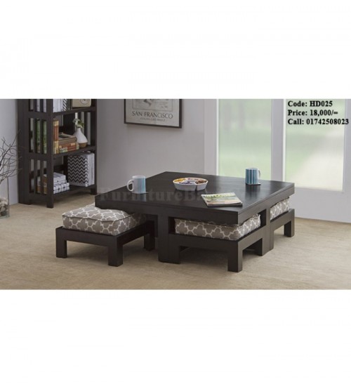 4 Seater Shegun Wooden Coffee Table HD025