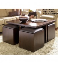 4 Seater Wooden Coffee Table HD027