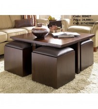 4 Seater Shegun Wooden Coffee Table HD027