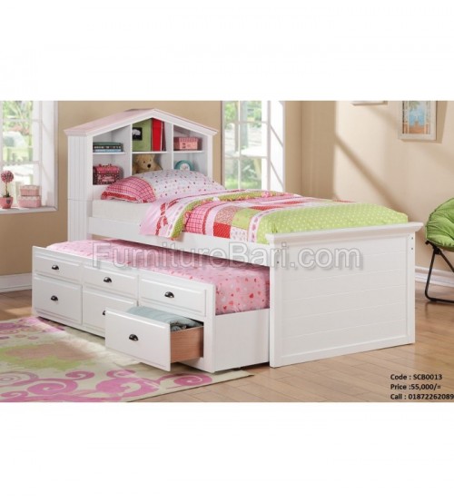 Wooden Pull Out Bed SCB0013 (Without Mattress)