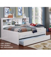 Wooden Pull Out Bed SCB0019 (Without Mattress)