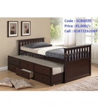 Wooden Pull Out Bed SCB0020 (Without Mattress)