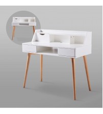 White Laptop Reading Table RCT003 (Without Chair)