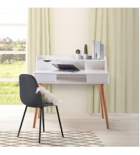 White Laptop Reading Table RCT003 (Without Chair)