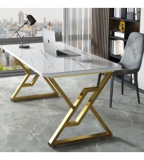 White Laptop Reading Table RT61 (Without Chair)