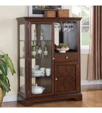 Wooden Modern Showcase S266 (2 Door)