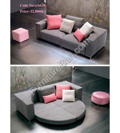 Round Fabrics Sofa Bed SCB0035 Round Fabrics Sofa Bed SCB0035